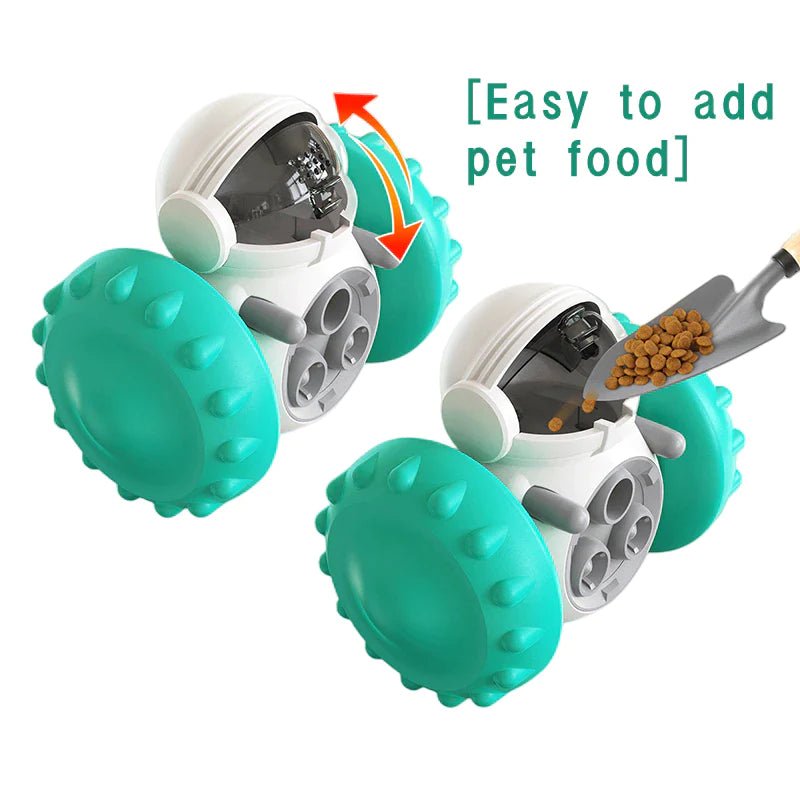 Interactive slow feeder toy for pets to promote healthy eating