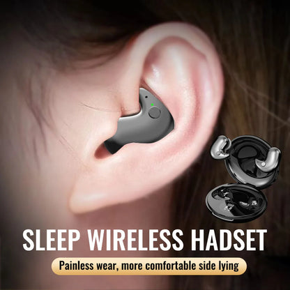 Invisible wireless earbuds with sleek, discreet design and Bluetooth connectivity

