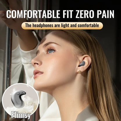 Invisible wireless earbuds with sleek, discreet design and Bluetooth connectivity

