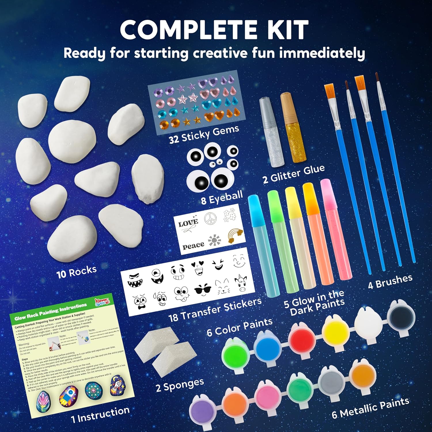 JOYIN Rock Painting Kit