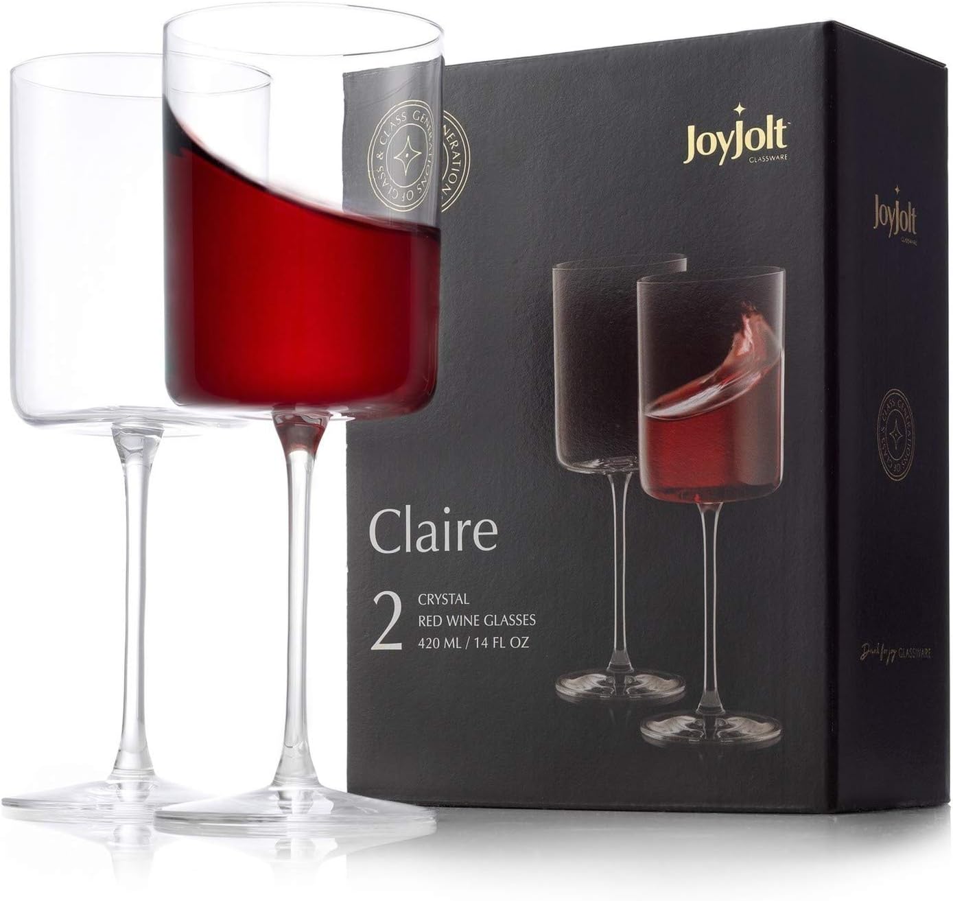 JoyJolt Champagne Flutes