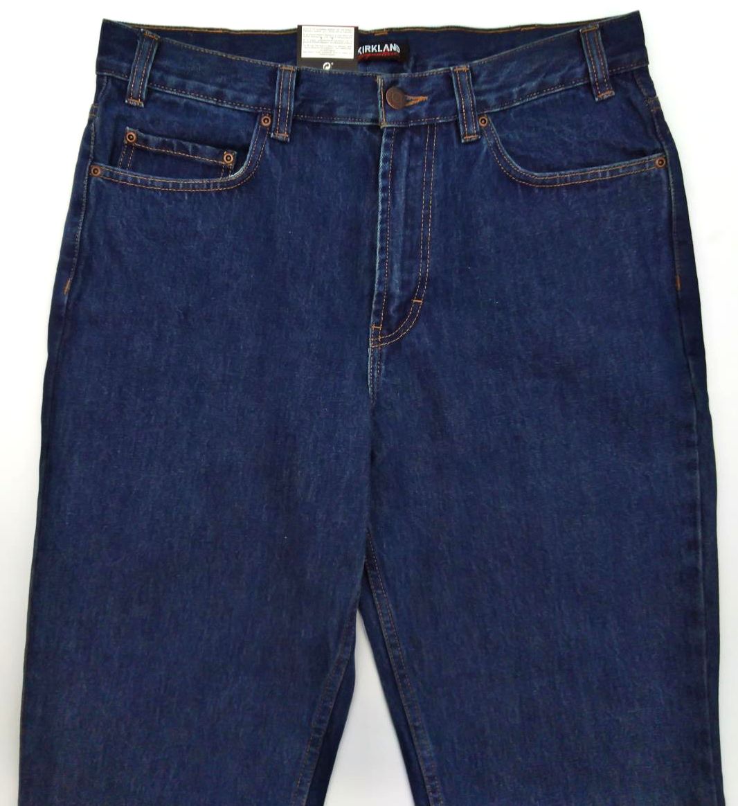 Kirkland Signature Men's Relaxed Fit Blue Denim Jeans