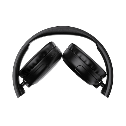 Wireless Bluetooth headphones with over-ear design and stereo sound

