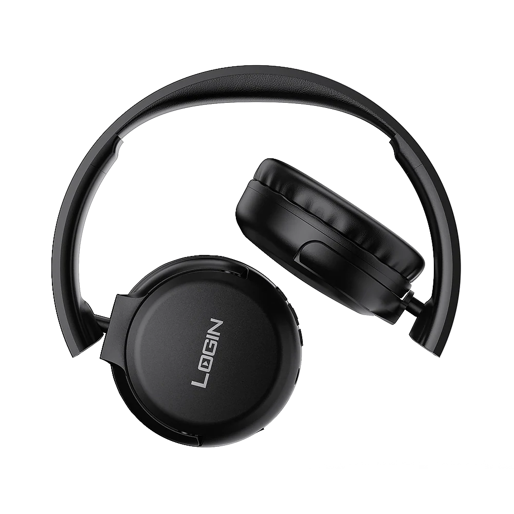 Wireless Bluetooth headphones with over-ear design and stereo sound

