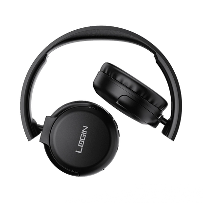 Wireless Bluetooth headphones with over-ear design and stereo sound

