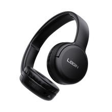 Wireless Bluetooth headphones with over-ear design and stereo sound

