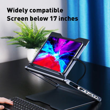 Laptop stand docking station