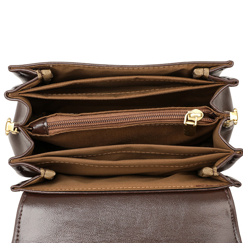 Retro PU Crossbody Bag