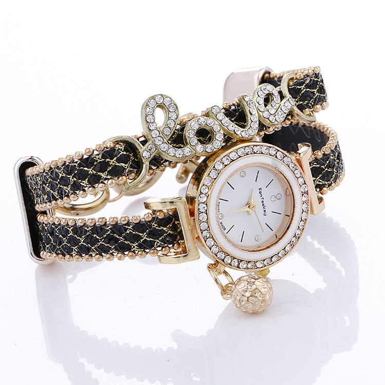 Leather Womens Wristwatch