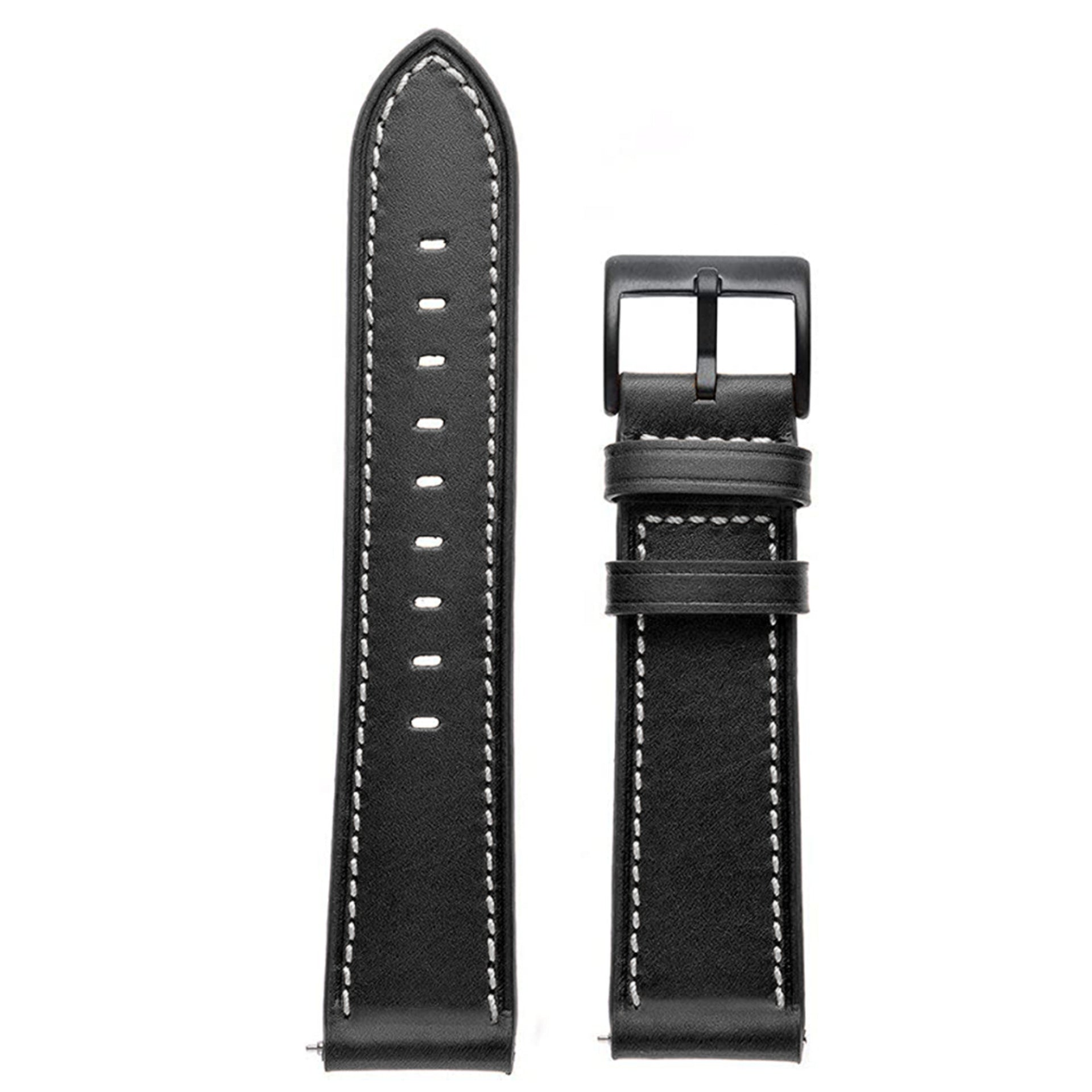 Leather smartwatch strap