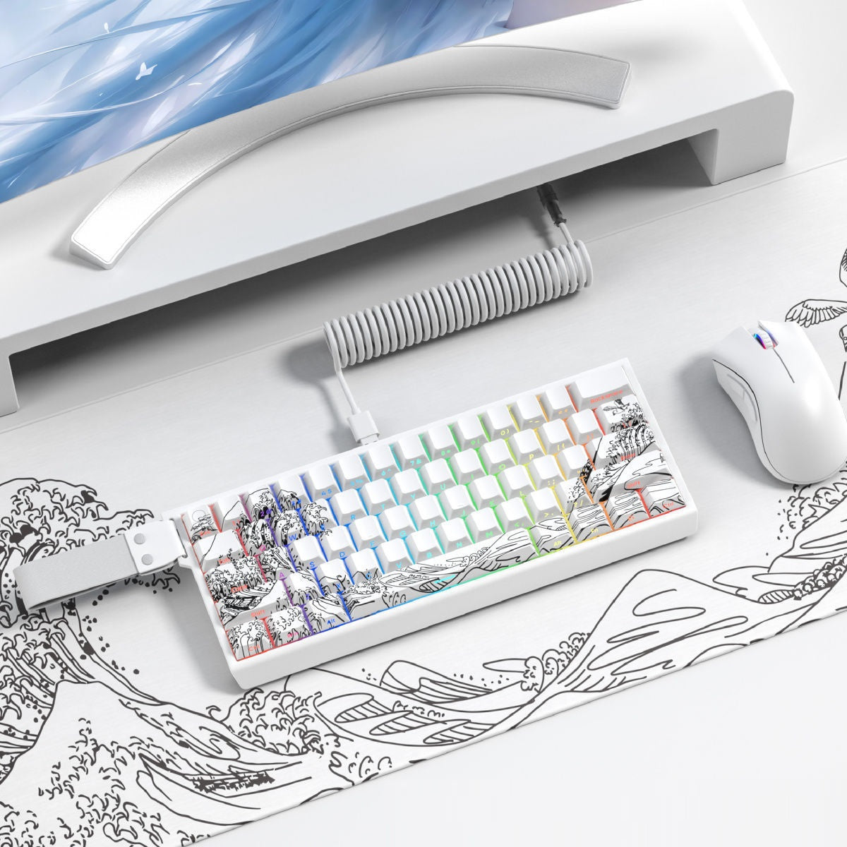 PBT side illumination keycaps