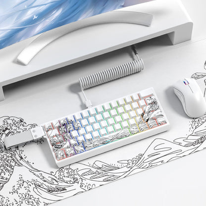 PBT side illumination keycaps