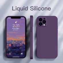 Liquid silicone phone case with anti-slip shockproof protection