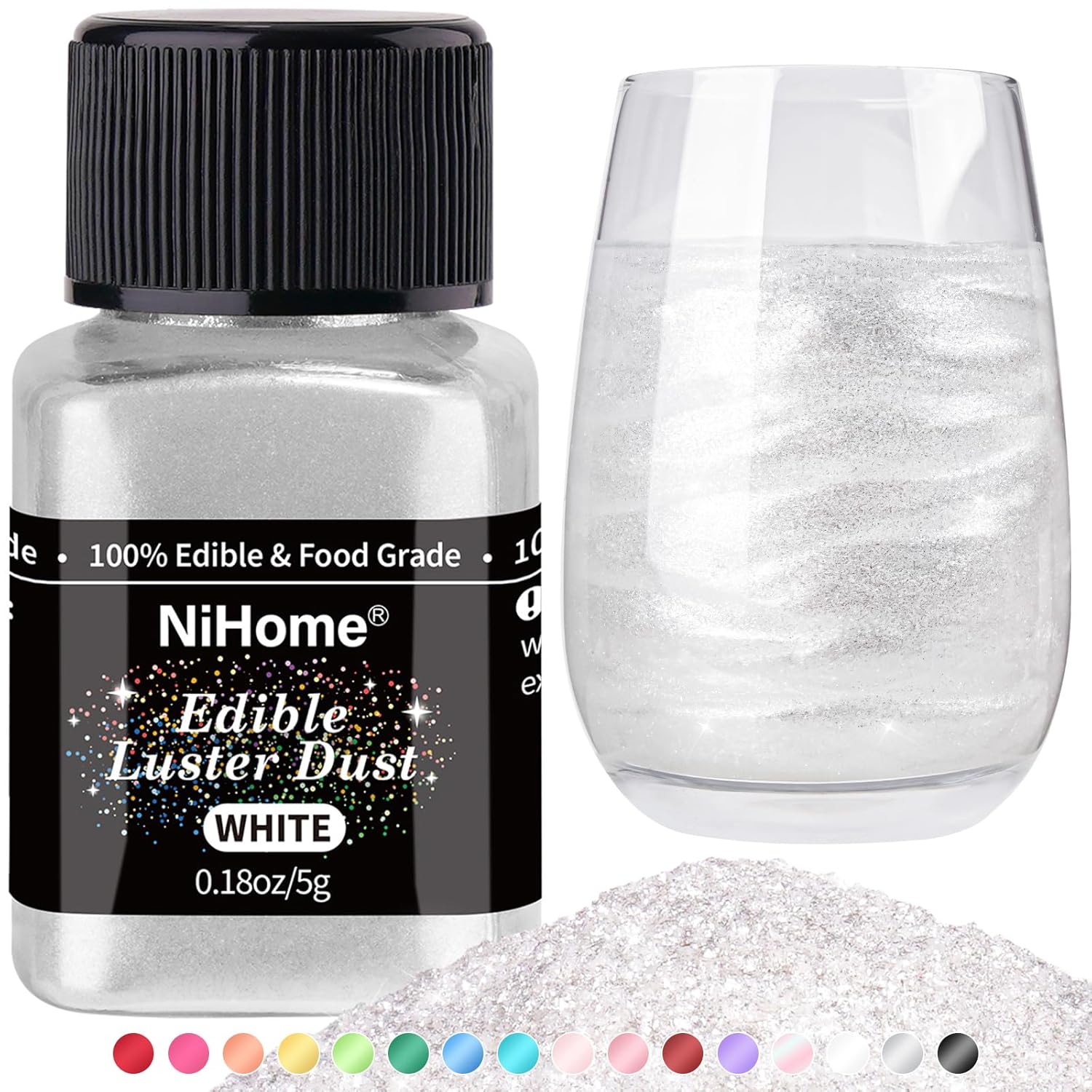Luster Dust for Cake and Drink Decoration