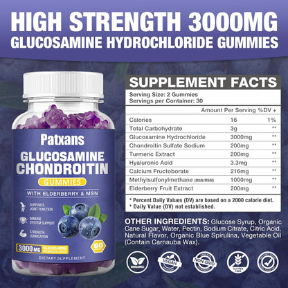 MSM Elderberry Natural Joint Support Supplement