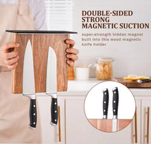 Magnetic kitchen knife rack