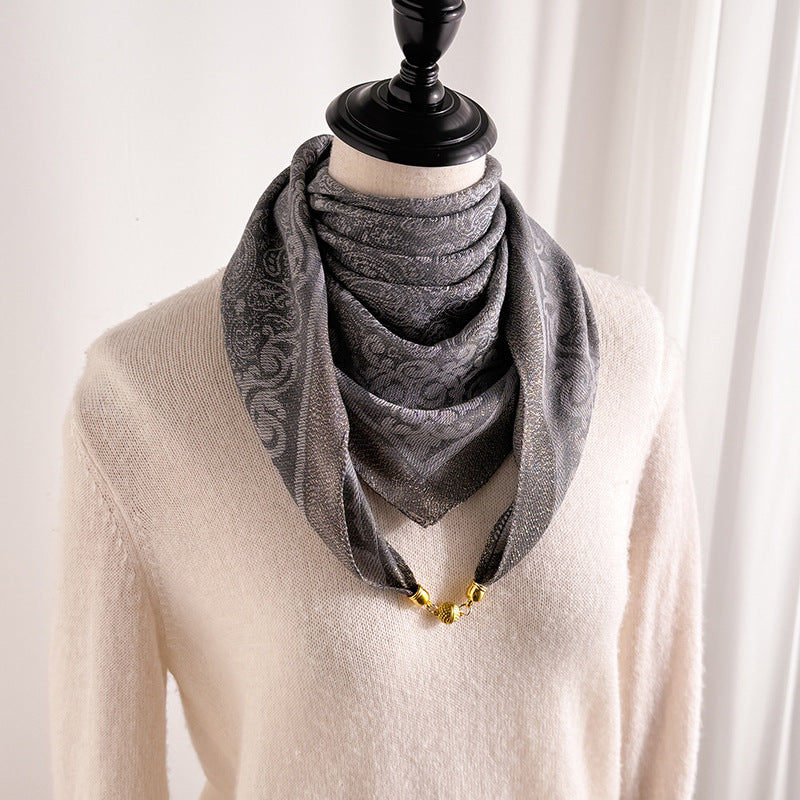 Magnetic neck scarf