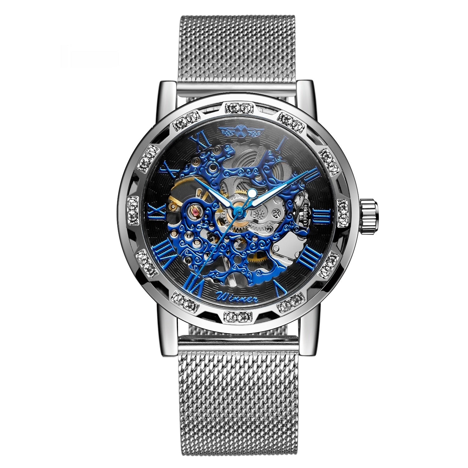 Mens mechanical wrist watch