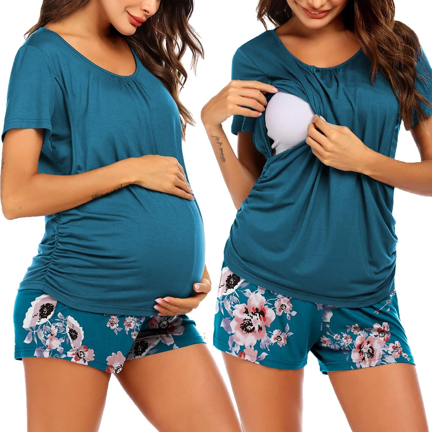 Maternity Nursing Pajamas Set