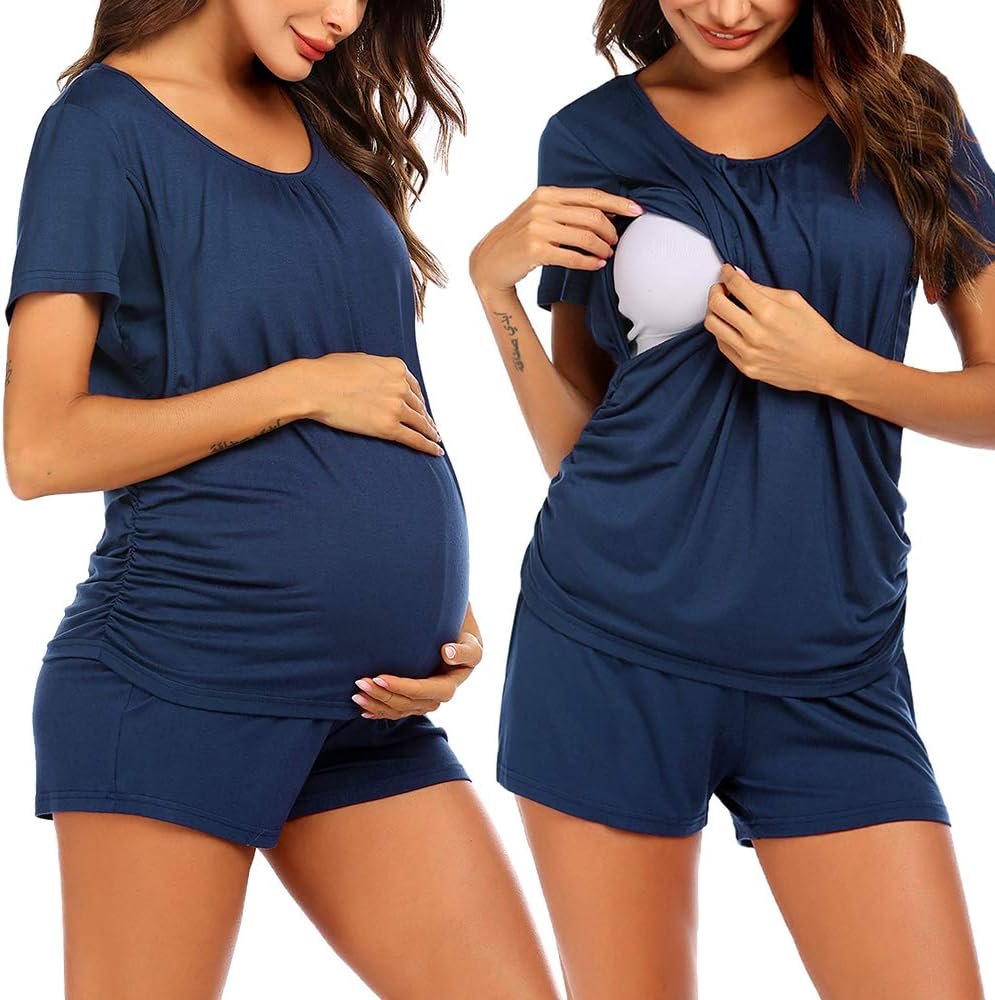 Maternity Nursing Pajamas Set
