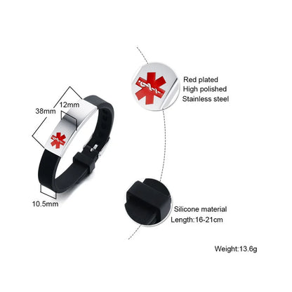 Medical Alert ID Bracelet