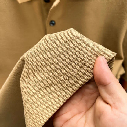 Men's Casual Polo Shirt - Breathable Short Sleeve Lapel Tee