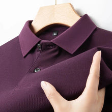 Men's Casual Polo Shirt Breathable Short Sleeve Lapel Tee for Summer