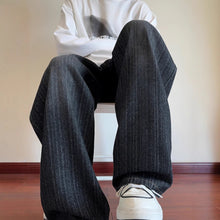 Straight Leg Denim Trousers
