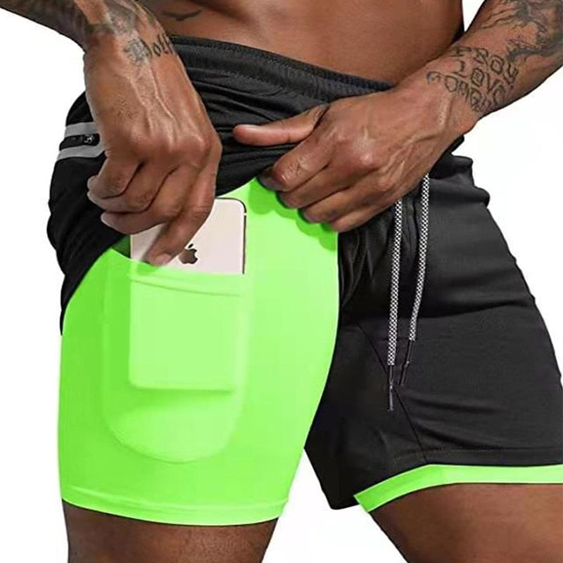 Men’s 2-in-1 Gym Shorts