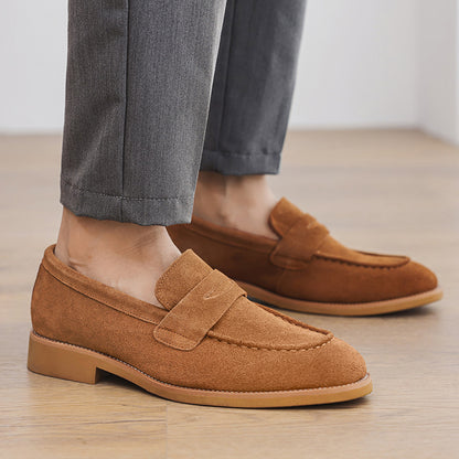 Men's Suede Slip-On Loafers