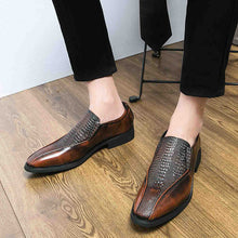 Men's brown loafers