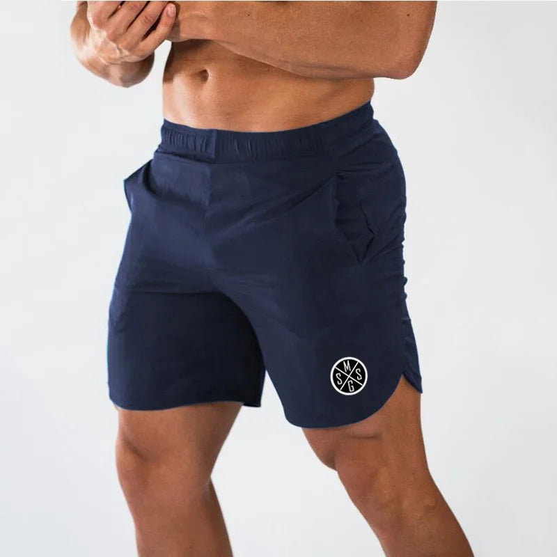 Men's slim fit joggers shorts for gym and fitness workouts