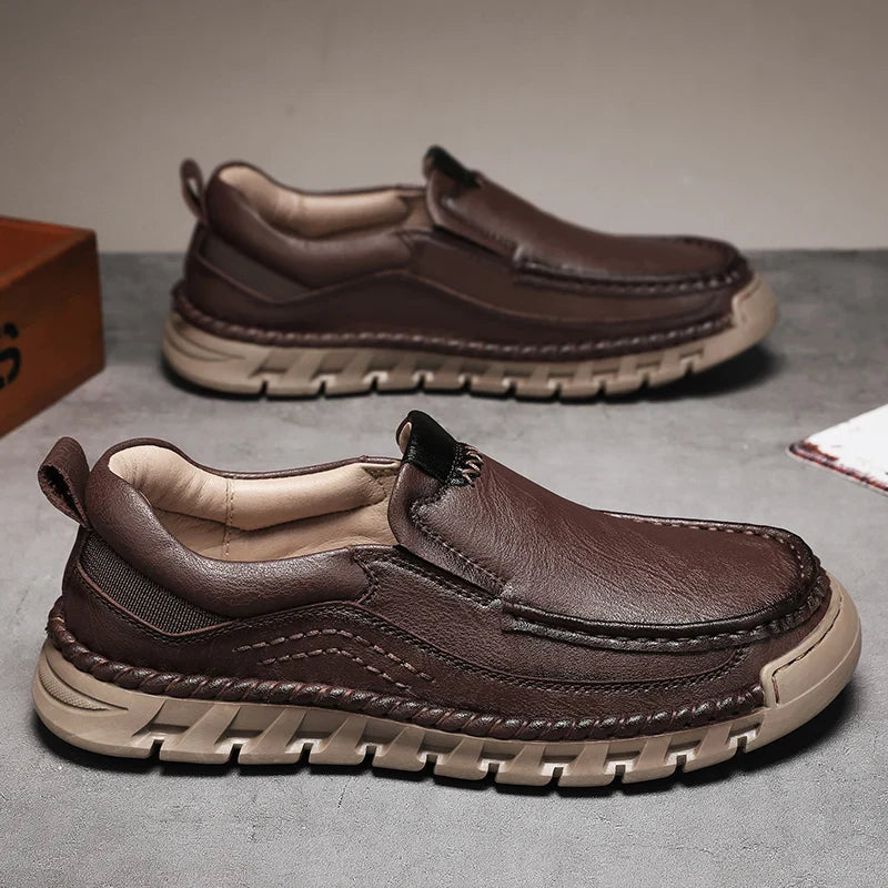 "Mens Brevona leather shoes for stylish formal and office wear"