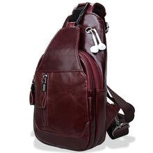 Mens Cowhide Crossbody Bag