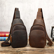 Mens Cowhide Shoulder Bag