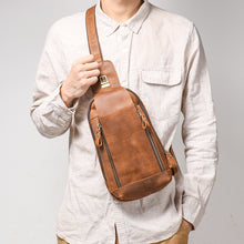 Mens Leather Crossbody Bag