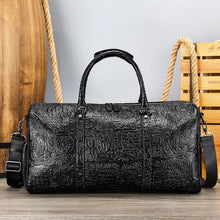 Mens Leather Embossed Handbag