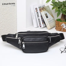 Mens Leather Waist Bag