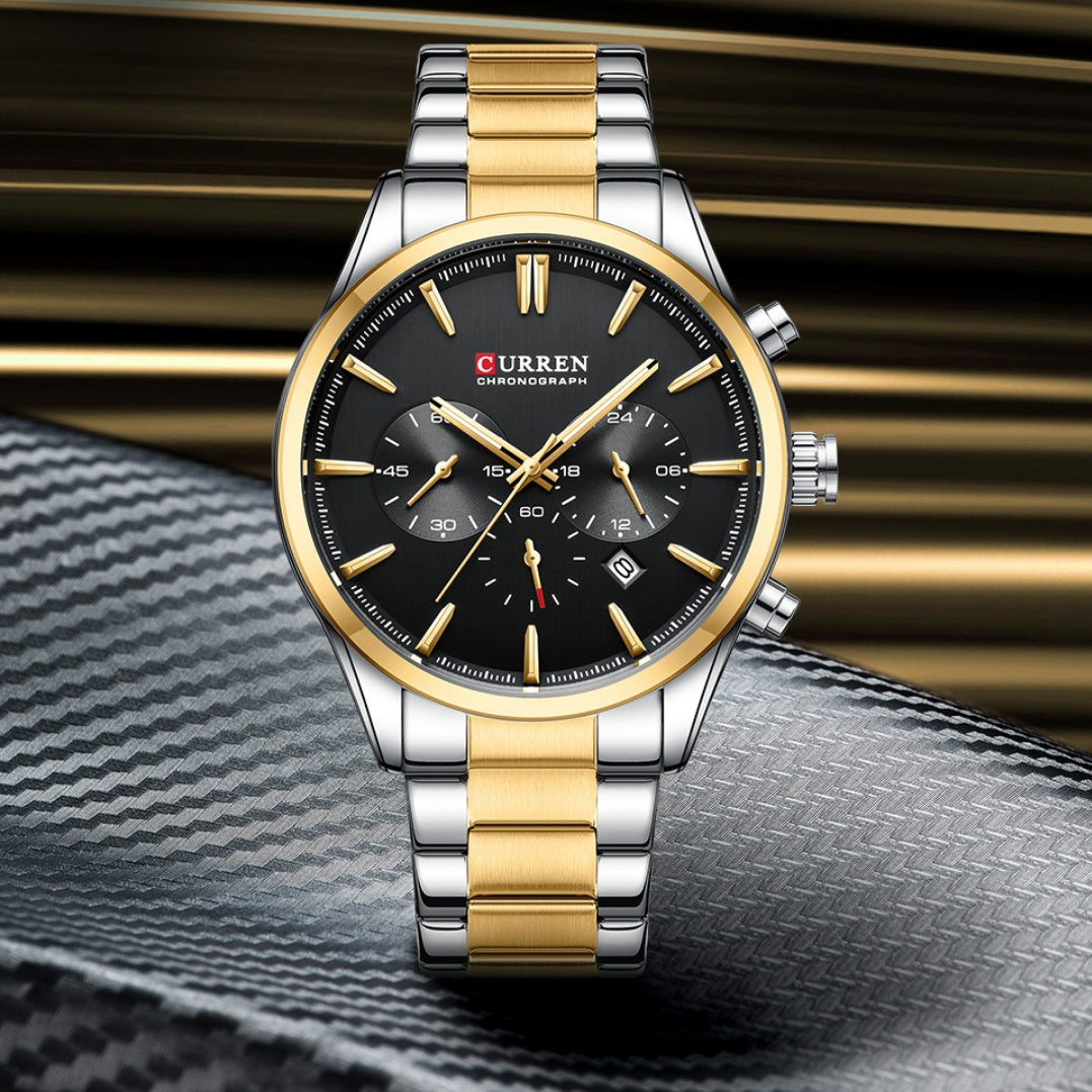 Mens Multifunction Quartz Watch