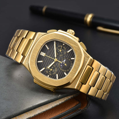 Mens Nautilus steel watch