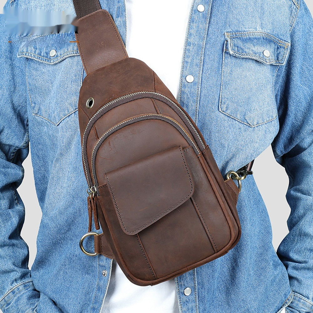 Mens Vintage Crossbody Bag
