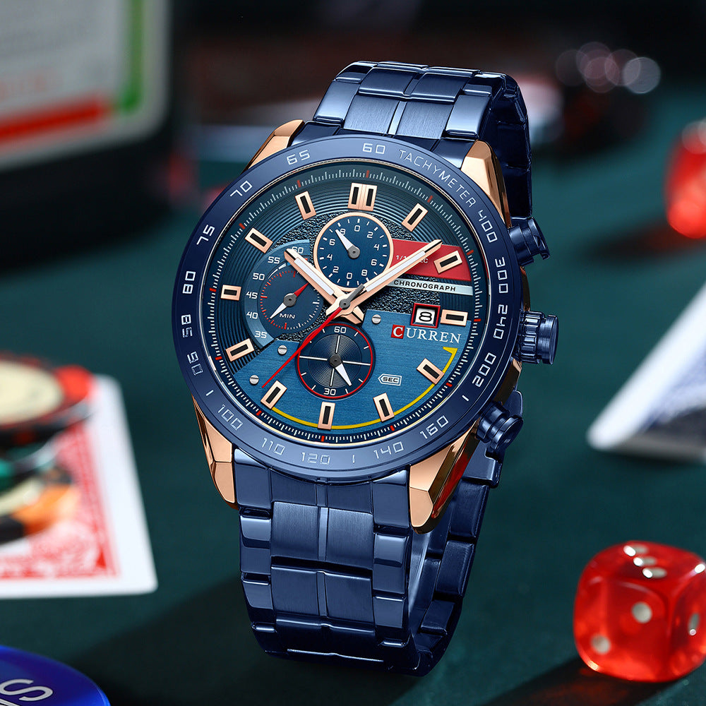 Mens Waterproof Quartz Watch