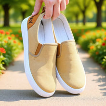 Mens canvas slip-on sneakers