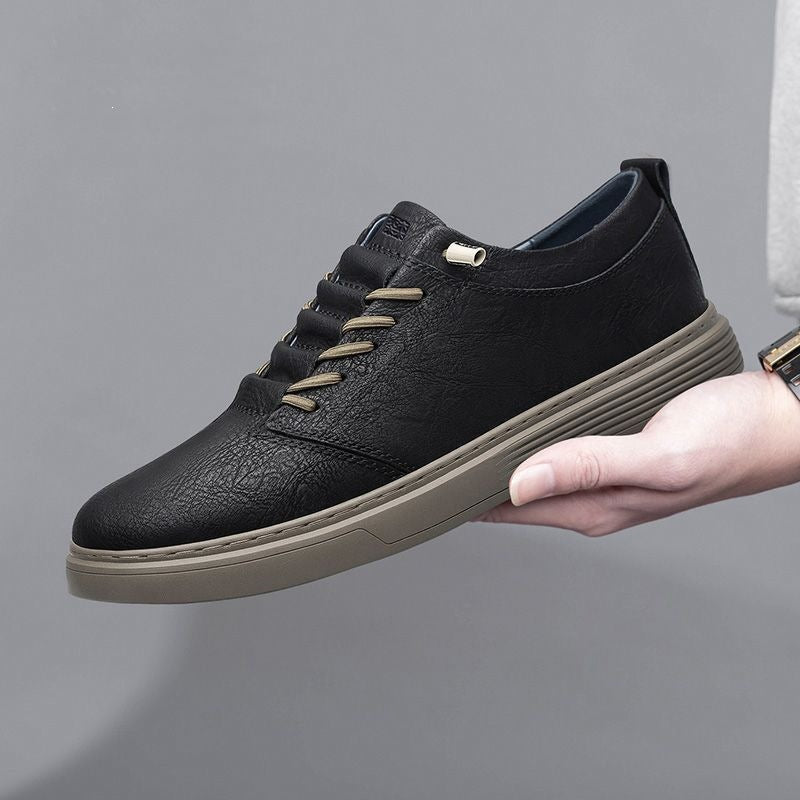 Mens casual leather shoes