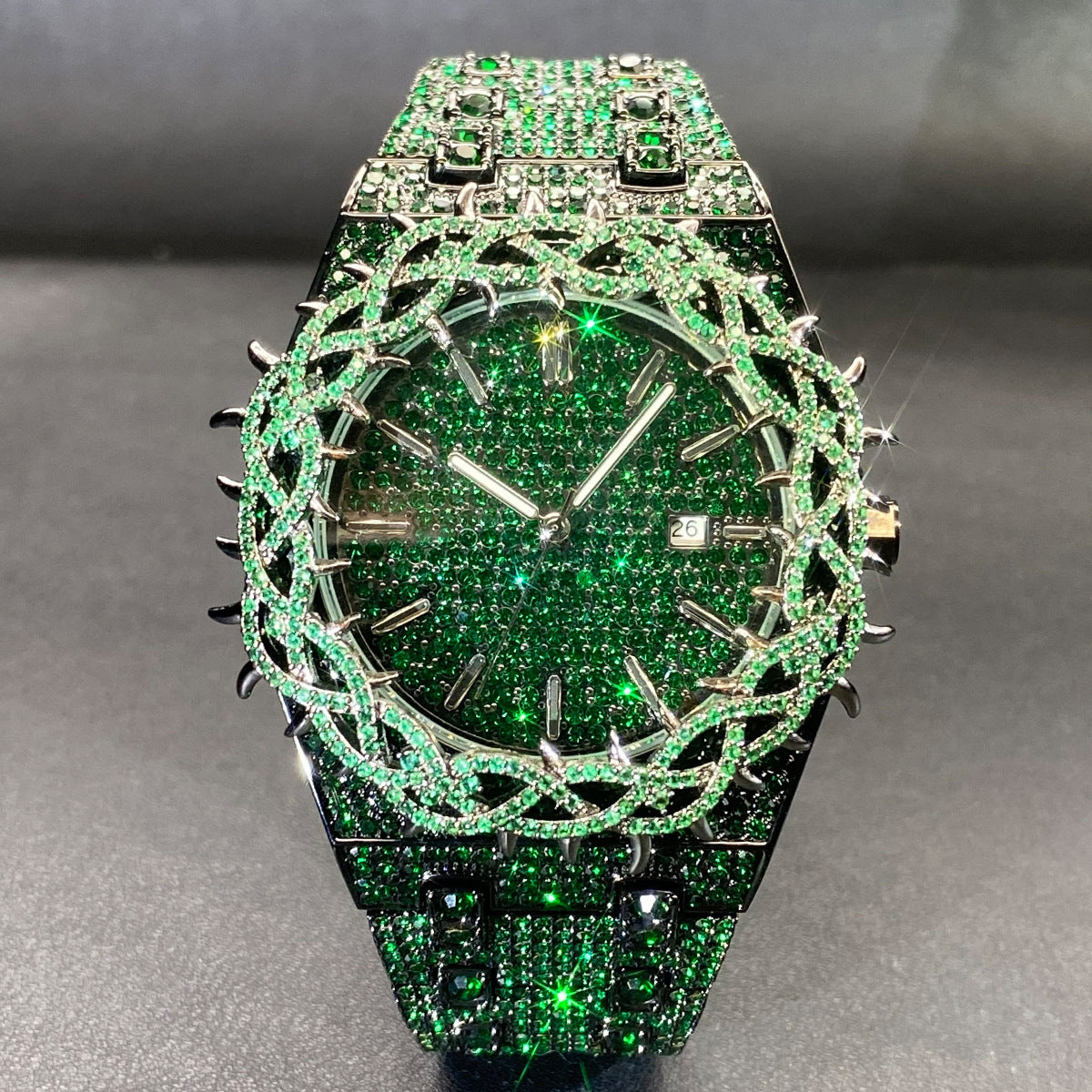 Mens iced out watch