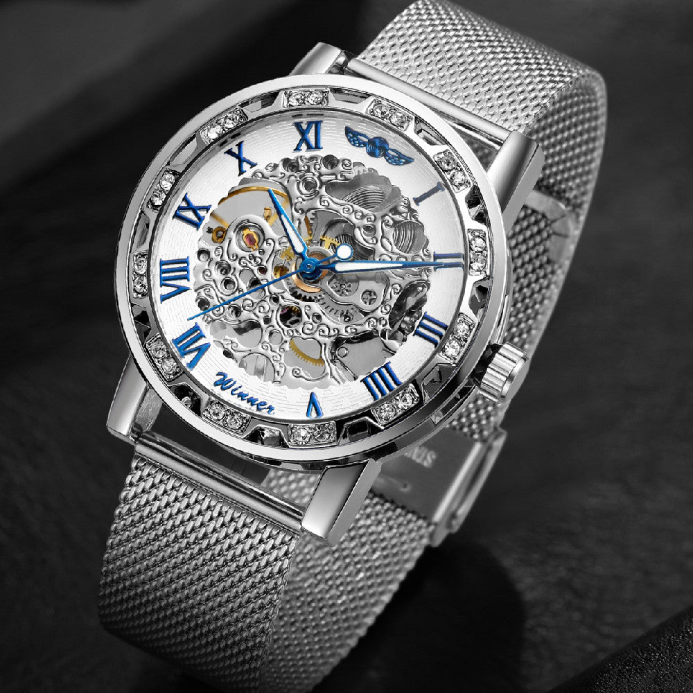 Mens mechanical wrist watch