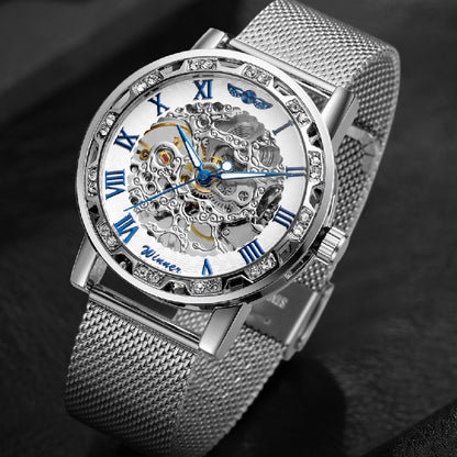 Mens mechanical wrist watch