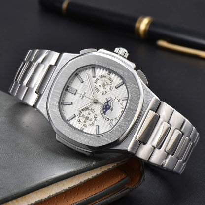 Mens Nautilus steel watch