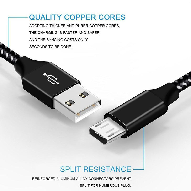 Braided Micro USB Cable
