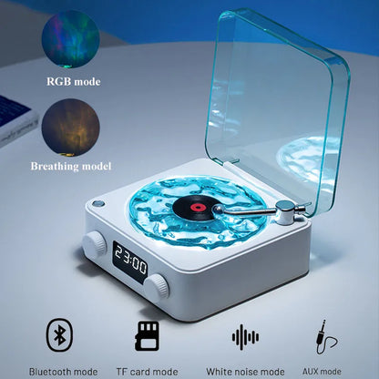 Mini retro bluetooth speaker portable wireless music player

